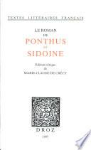 Le roman de Ponthus et Sidoine