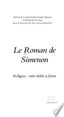 Le roman de Simenon