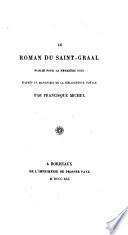 Le roman du Saint Graal Robert de Boron
