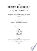 Le roman historique à l'époque romantique