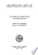Le roman portugais contemporain