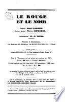 Le Rouge et le noir