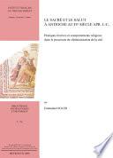 Le sacré et le salut à Antioche au IVe siècle apr. J.-C.