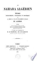 Le Sahara algérien