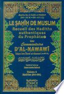 Le Sahih De Muslim Recueil des Hadiths authentiques de prophete avec commentaire D'Al-Nawawi 1-10 Vol 3