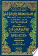 Le Sahih De Muslim Recueil des Hadiths authentiques de prophete avec commentaire D'Al-Nawawi 1-10 Vol 7