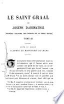 Le saint-graal, on le Joseph d'Arimathie, [publ.] par E. Hucher