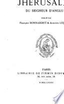 Le saint voyage de Jherusalem du Seigneur d'Anglure