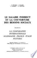 Le salaire indirect et la couverture des besoins sociaux: La comparaison internationale, Allemagne-France-Italie-Pays-Bas