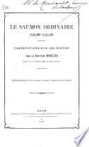 Le saumon ordinaire (Salmo-salar)