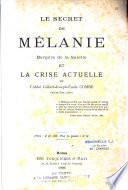 Le secret de Mélanie bergère de la Salette et la crise actuelle