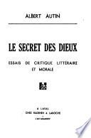Le secret des dieux