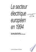 Le secteur électrique européen en ...