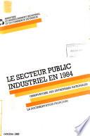 Le Secteur public industriel en ...