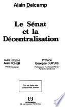 Le Sénat et la décentralisation
