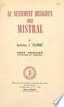 Le sentiment religieux chez Mistral