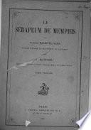 Le Sérapéum de Memphis. Publ. par G. Maspero. [With] Suppl. [and] Atlas