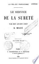 Le Service de la Sûreté [à Paris]