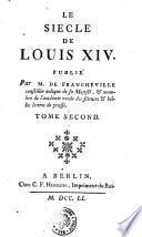 LE SIECLE DE LOUIS XIV.