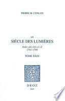 Le siècle des lumières: Index des titres, L-Z, 1761-1789