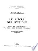 Le siècle des Scipions