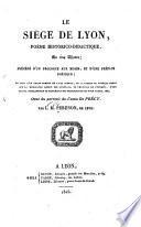 Le Siége de Lyon