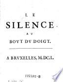 Le Silence au bout du doigt