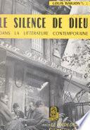 Le silence de Dieu dans la littérature contemporaine