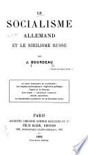 Le socialisme allemand et le nihilisme russe