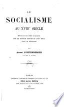 Le socialisme au XVIIIe siècle