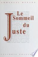 Le sommeil du juste