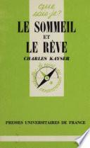 Le Sommeil et le rêve