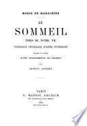 Le sommeil, tiers de notre vie