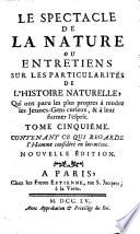 Le spectacle de la nature