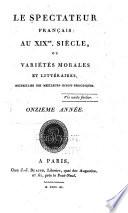 Le Spectateur français au XIXme siècle, ou