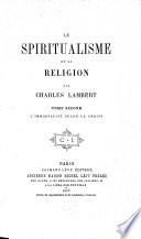 Le spiritualisme et la religion