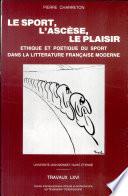 Le sport, l'ascèse, le plaisir