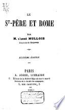 Le St-Père et Rome