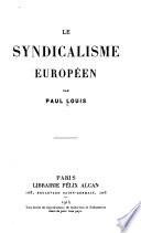Le syndicalisme européen