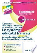 Le système éducatif Français 3e édition