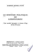 Le système politique de Lodjoukrou