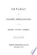 Le tabac des colonies Néerlandaises