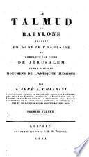 Le Talmud de Babylone