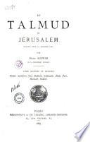 Le Talmud de Jérusalem