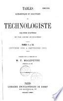 Le technologiste ou archives du progrès de l'industrie française et étrangère