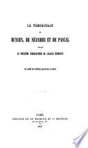 Le témoignage de Bunsen, de Néander et de Pascal sur le prétendu fédobaptisme de l'église primitive