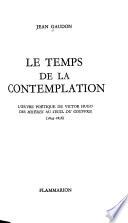 Le Temps de la contemplation