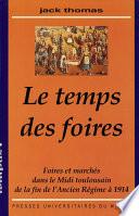 Le temps des foires