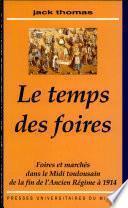 Le temps des foires