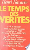 Le temps des vérités